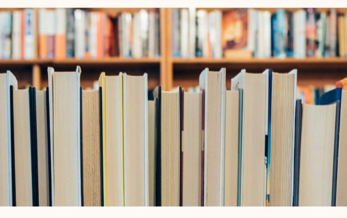 fila di libri